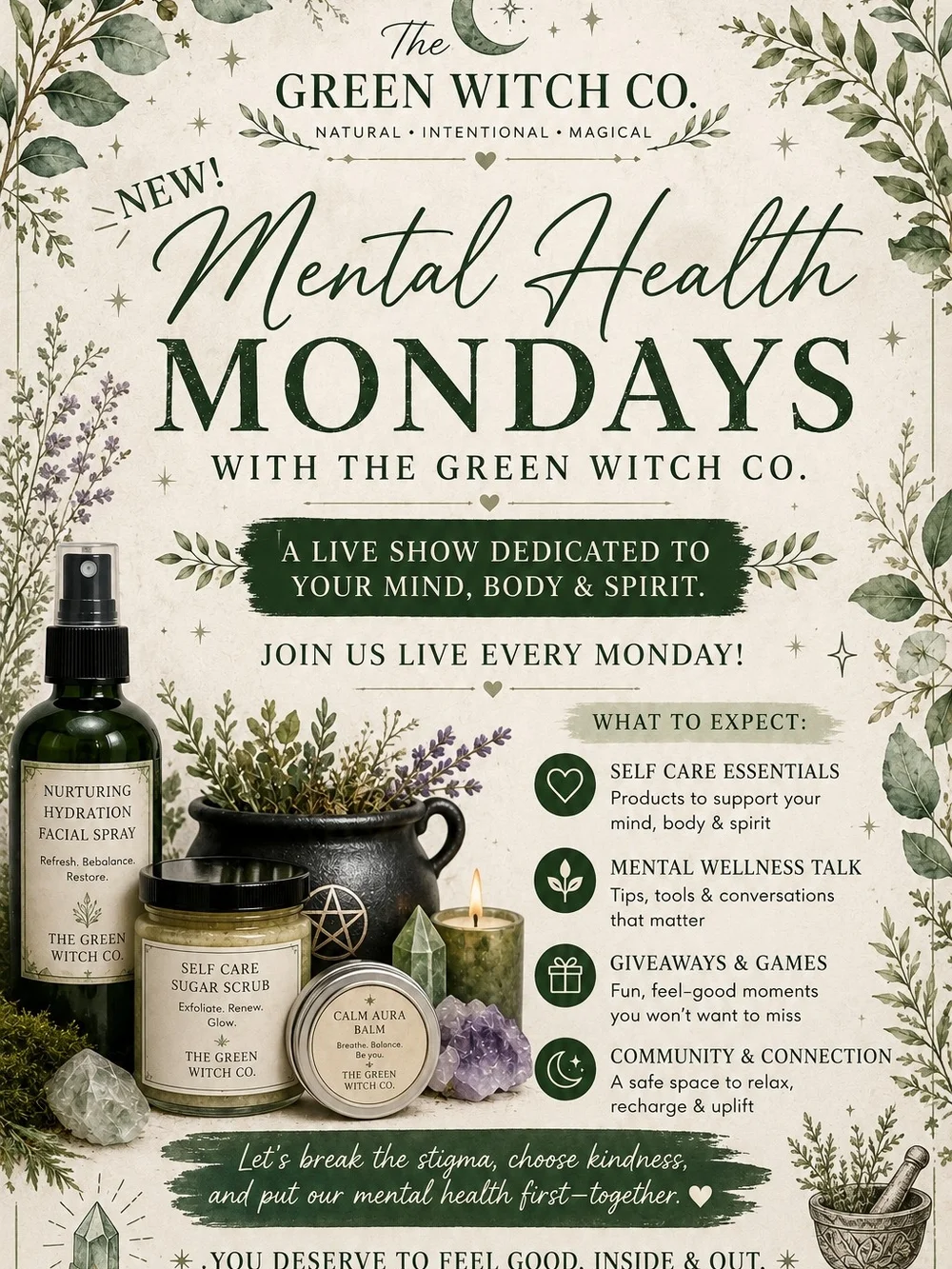 💚💚 Mental Health Mondays With The Green Witch Co 💚💚